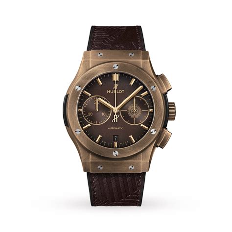 hublot classic fusion bronze brown